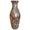 Vaso in Vetro di Murano "Viky" H34 - Multicolor Lavorazione Arlecchino